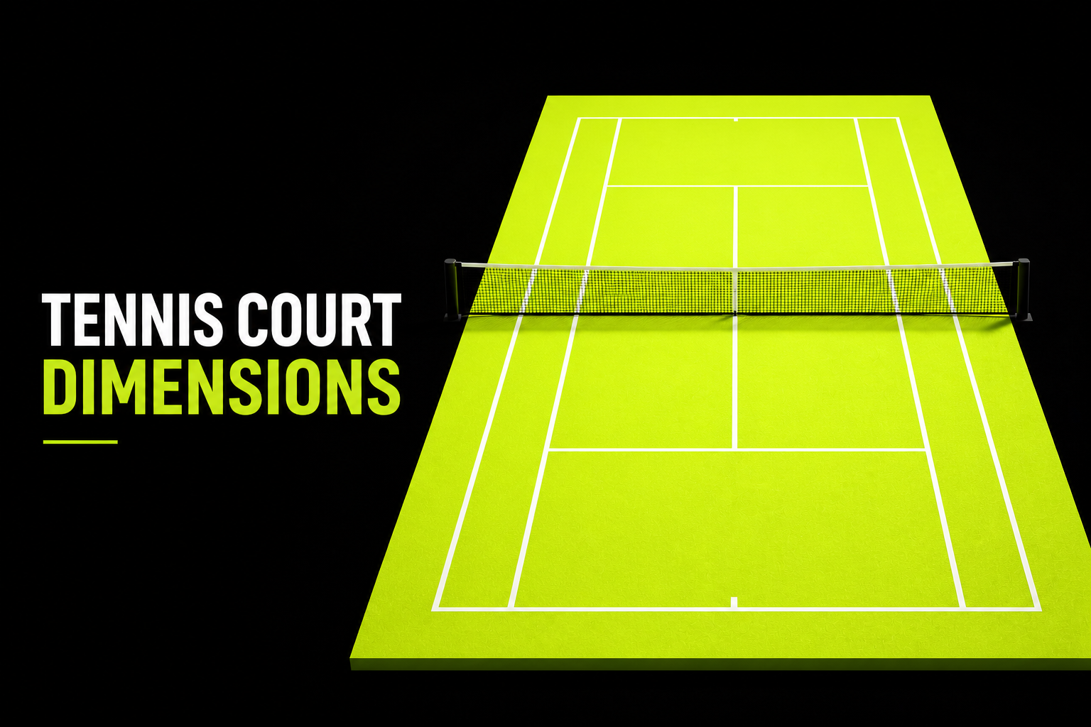 Tennis Court Dimensions: Singles vs Doubles and Tournament Run-Off
